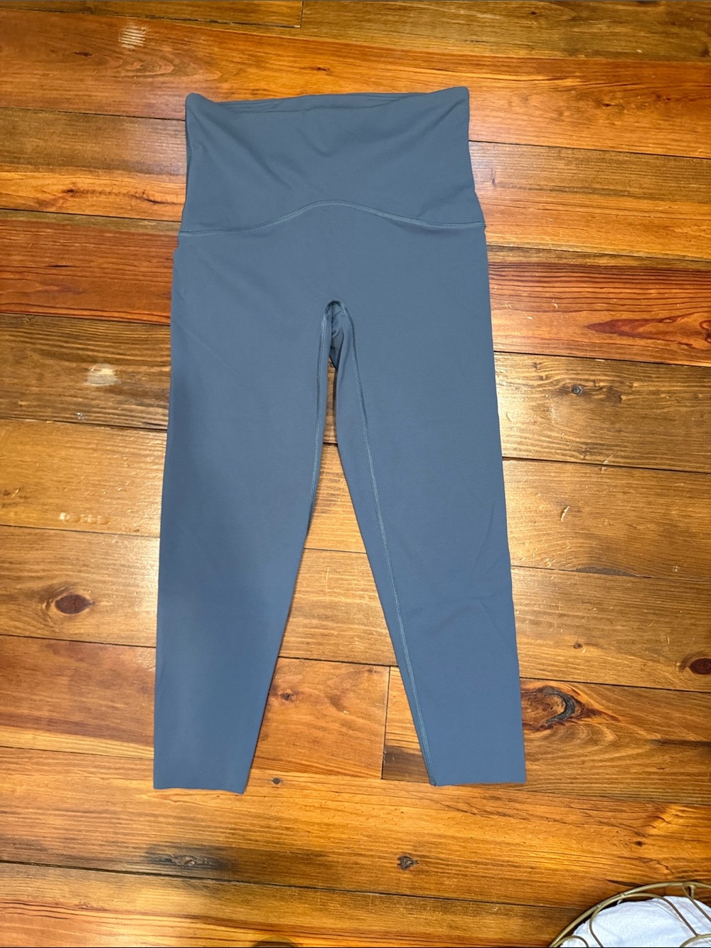 SPANX High-Waist Slate Blue Leggings